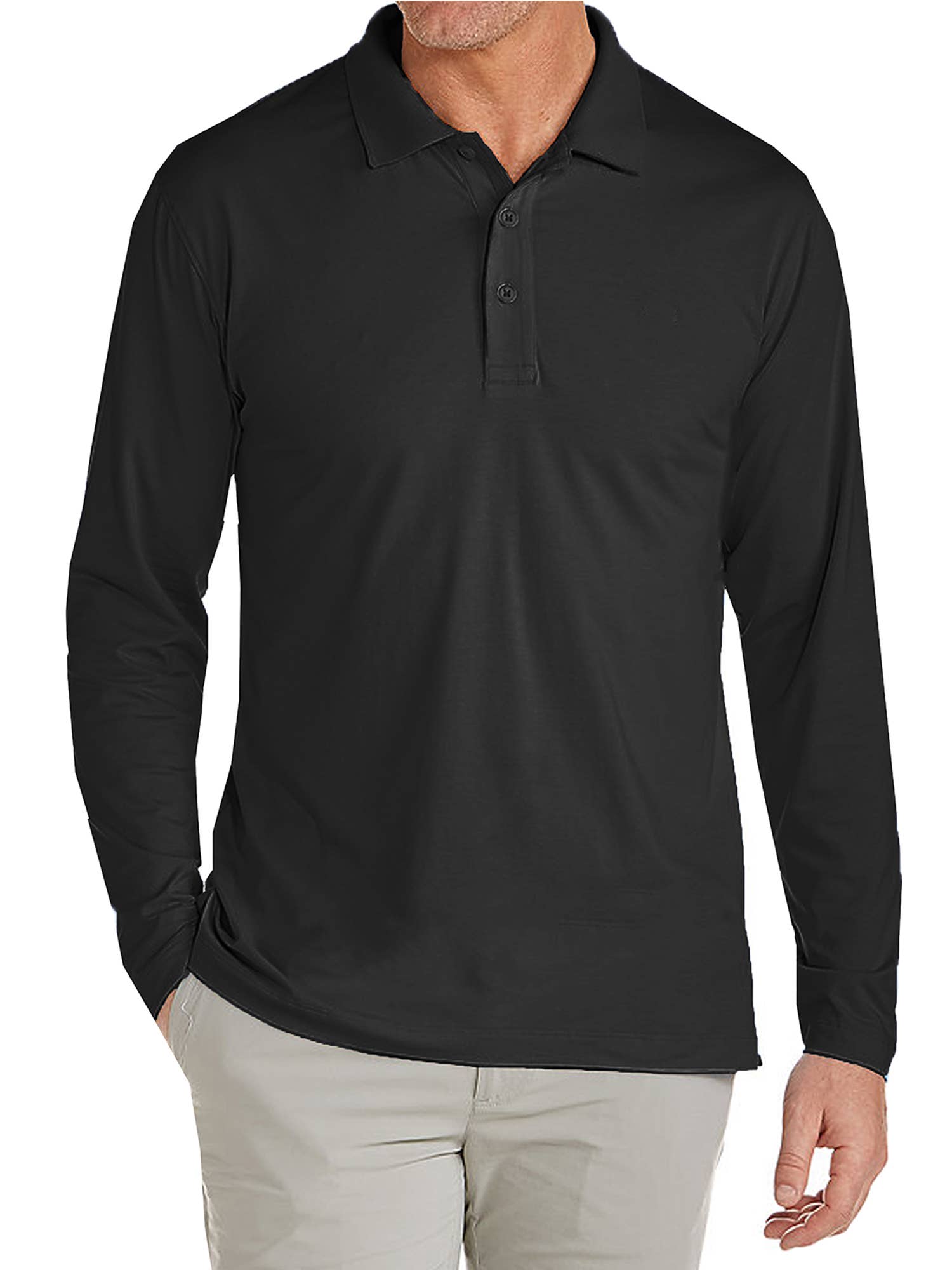 Men's Long Sleeve Polo Shirt